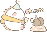 Party Celebration Sticker by mini Hana