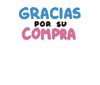 Gracias Compra Sticker