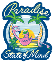 State Of Mind Beach Sticker by Drink Nauti