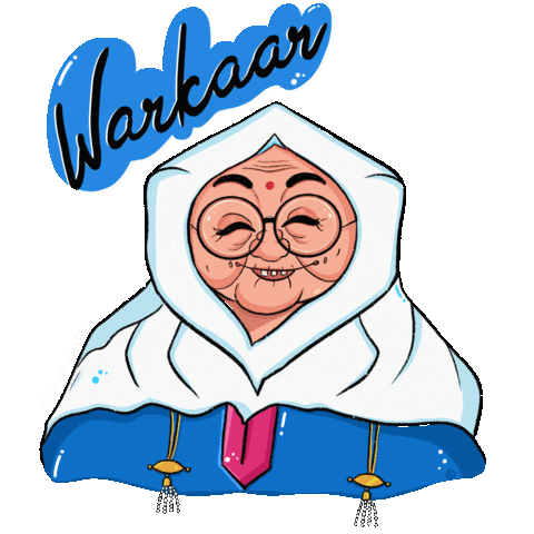 Granny Kashmir Sticker