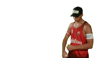 win2dayBeachVolleyballTour lets go volleyball ready game on Sticker