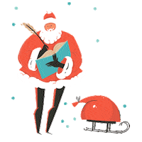 Christmas Santa Sticker by MrSCRUBBER