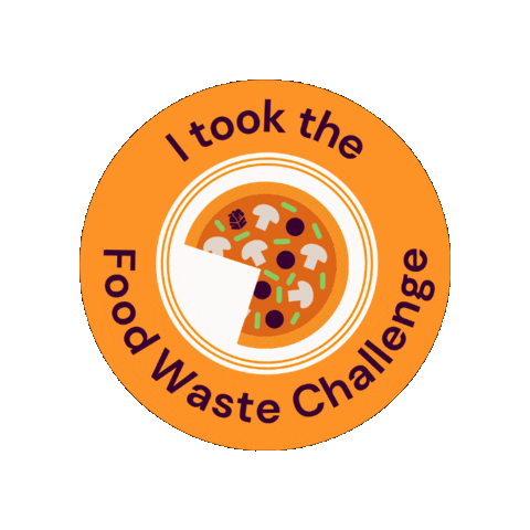 spoonfulsfoodrecovery pizza food waste food recovery spoonfuls Sticker