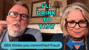 Drinking Wine Sba GIF by Linda Rey & Trevor