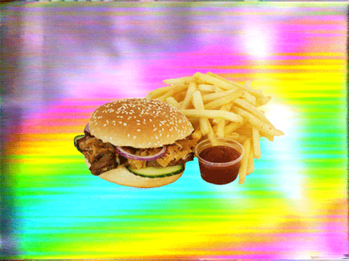 markvomit giphyupload burger fastfood GIF
