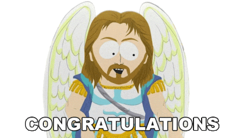 Angel Congrats Sticker by South Park