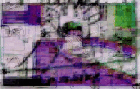 michaelpaulukonis color colour pixelated digital collage GIF