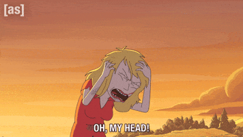 Rick And Morty Headache GIF by Adult Swim