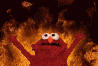 This Is Fine On Fire GIF