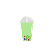 Refreshing Green Smoothie Sticker by *.✧ Craftea Kitteą ✧.*