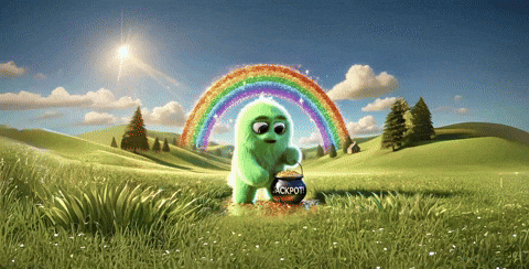 Green Monster Jackpot GIF by The Monster Library