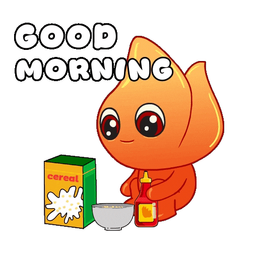Good Morning Sticker by Playember