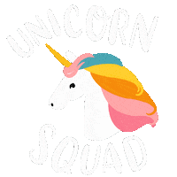 ShawnaSmythStudio friends rainbow hair unicorn Sticker
