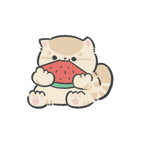 Summer Eating Sticker