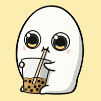 Boba Tea Drinking GIF