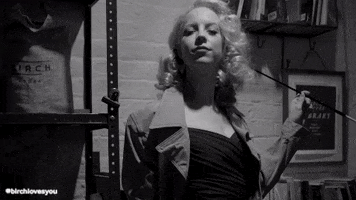 femme fatale eye roll GIF by Birch Coffee