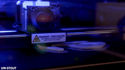 3D Printer GIF by University of Wisconsin-Stout