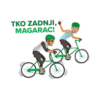 Pevex zdravlje bicikl pevex biciklijada Sticker