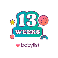 Baby 13 Weeks Sticker by Babylist