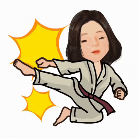 Martial Arts Girl Power GIF