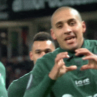 I Love You Celebration GIF by AS Saint-Étienne