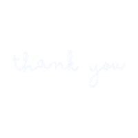 triskellgreen thank you cursive thank you white triskellgreen Sticker