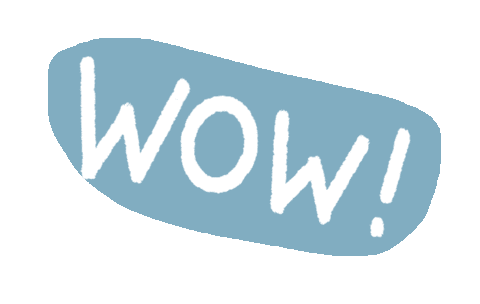 Surprise Wow Sticker by Pretty Whiskey / Alex Sautter