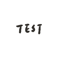Test 手寫字 Sticker