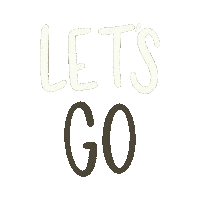 Lets Go Hockey Sticker