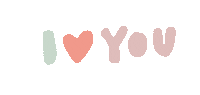 I Love You Hearts Sticker by Isabella <3