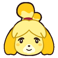 Surprised Animal Crossing Sticker