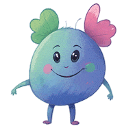 tupitanga_br calm monsters monstrinhos tupitanga Sticker