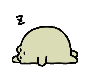 Sleep 睡 Sticker