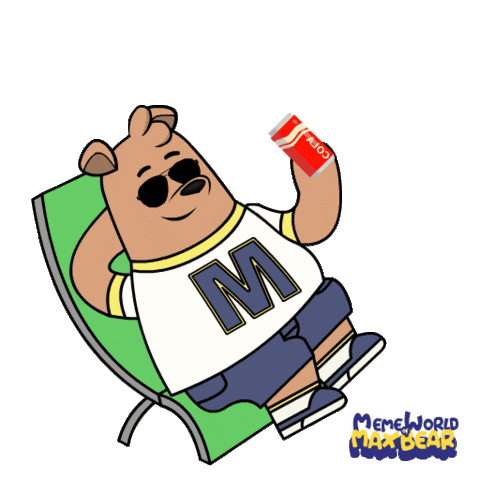 Happy Merry Christmas Sticker by Meme World of Max Bear