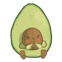 koanneko sad thinking breakfast shy Sticker