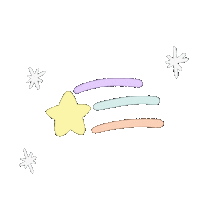 Space Star Sticker by memofix