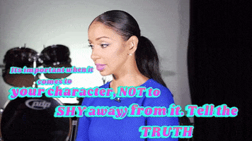 Tell The Truth Mya GIF by Shauna Brooks