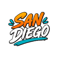 San Diego California Sticker by Redideo Studio - Creative Agency San Diego