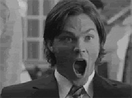 shocked dean winchester GIF