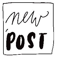 Bara_z_Nikolajky new newpost calligraphy handlettering Sticker