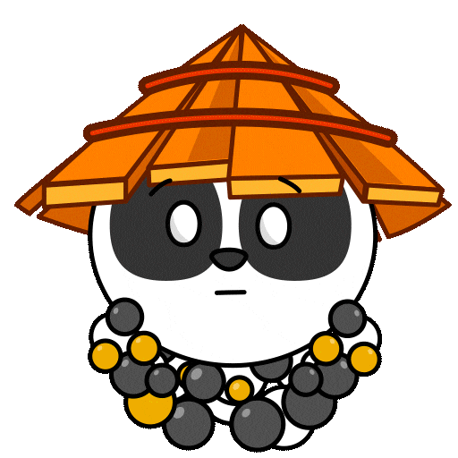 Panda What Sticker by Imaginary Ones