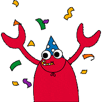 Party Celebrate Sticker by wiggle wiggle