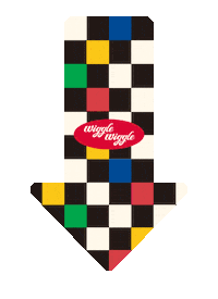 Arrow 레트로 Sticker by wiggle wiggle