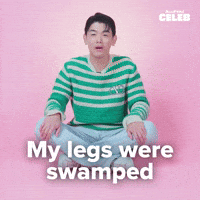 Legs are swamped