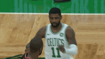 Kyrie Irving Friends GIF by NBA