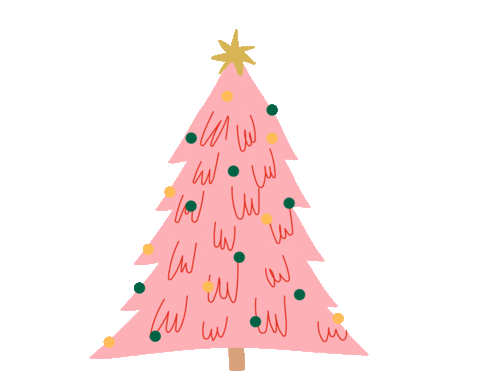 Christmas Tree Sticker by withloveak