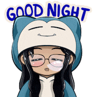 Sleepy Good Night Sticker