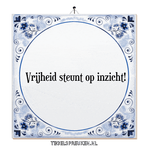 Humor Wijsheid Sticker by Tegelspreuken.nl