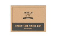 Bamboo Sustainableliving Sticker by Rebelswithacause.shop