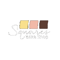 Logo Sticker by Squares Bake Shop